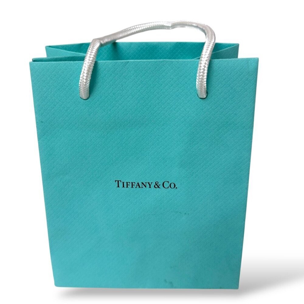 TIFFANY Small Shopping Bag Paper Logo 6x5"